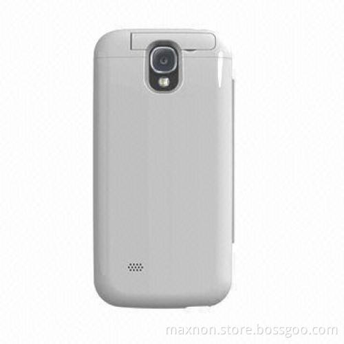 3,200mAh Power Bank Cases for Galaxy S4/i9500, with Screen Protector Leather, Kick Stand